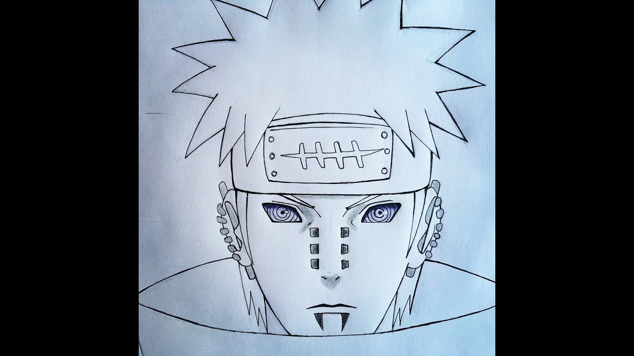 My Drawing of Pain from Naruto! : r/AnimeSketch