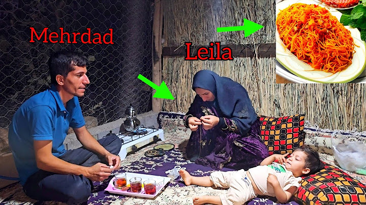 Mehrdad and Leila's Sweet Moments in Preparing Homemade Food