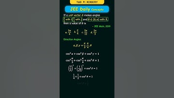 JEE Main 2019 Solved Problem (Vector Algebra)  #jeedailyconcepts #vectoralgebra