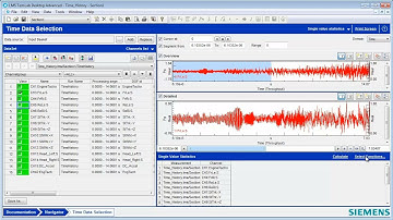 Calculating Statistics from Time Histories: Simcenter Testlab
