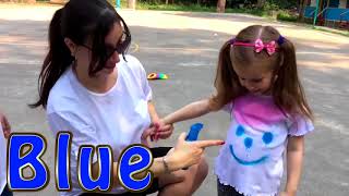 Five Little BABIES Jumping WITH BALLOONS Songs for children JoyJoy Lika