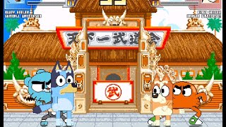 Mugen Request 691 Bluey Heeler & Gumball Watterson Vs. Bingo Heeler & Darwin Watterson