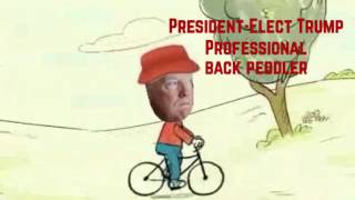 Trump Professional Back Peddler
President-Elect Trump Professional Back Peddler Trump Professional Back Peddler