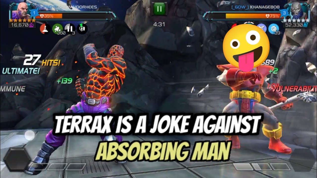 Terrax is garbage on node 53 🗿 - Alliance War - Marvel Contest of Champions
