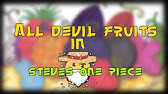 All Rare Devil Fruits Showcase Steve S One Piece Roblox Axiore Youtube - devil fruits vantagem roblox