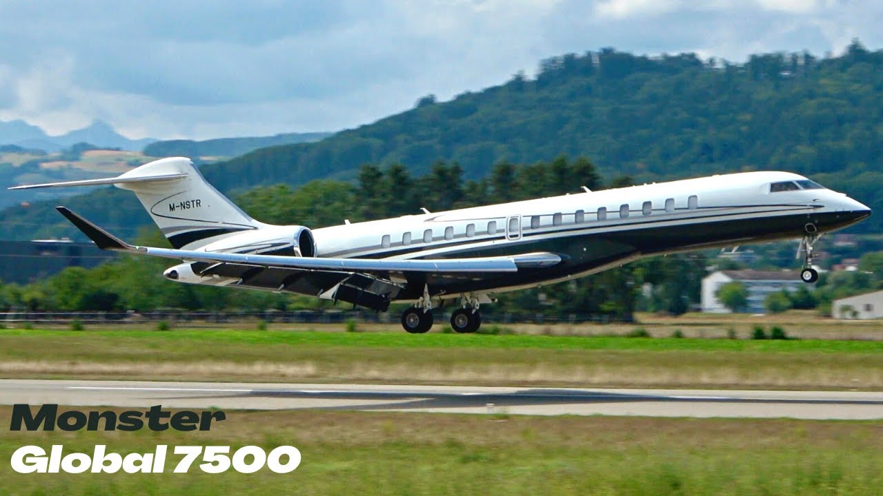 The Bombardier Global 7500 M-NSTR in Action