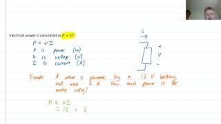 EG1012 Week 1 Video 7 - Energy and Power