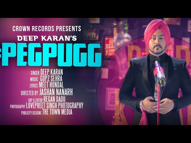 PEG PUGG | @DeepKaran  FEAT JASHAN NANARH u0026 GUPZ SEHRA | CROWN RECORDS class=