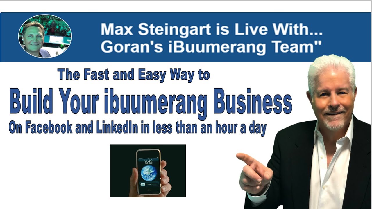 How To Build An ibuumerang Business On Facebook and LinkedIn In Less Than An Hour A Day