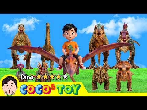 A dinosaur era quiz adventure with pteranodon｜dinosaurs quiz｜CoCosToy