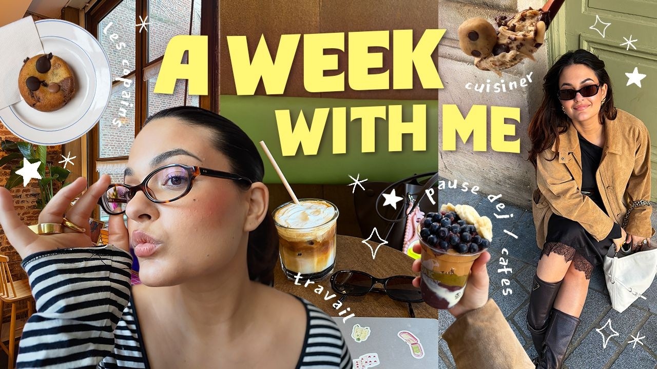 UNE SEMAINE DANS MA VIE À LILLE: Travail à la maison, les copains et des cafés !