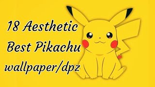 18 best Aesthetic pikachu dpz/wallpapers💛 || must watch this cutest video💛 screenshot 3