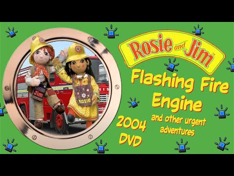 Rosie & Jim: Flashing Fire Engine & Other Urgent Adventures (2004 DVD)