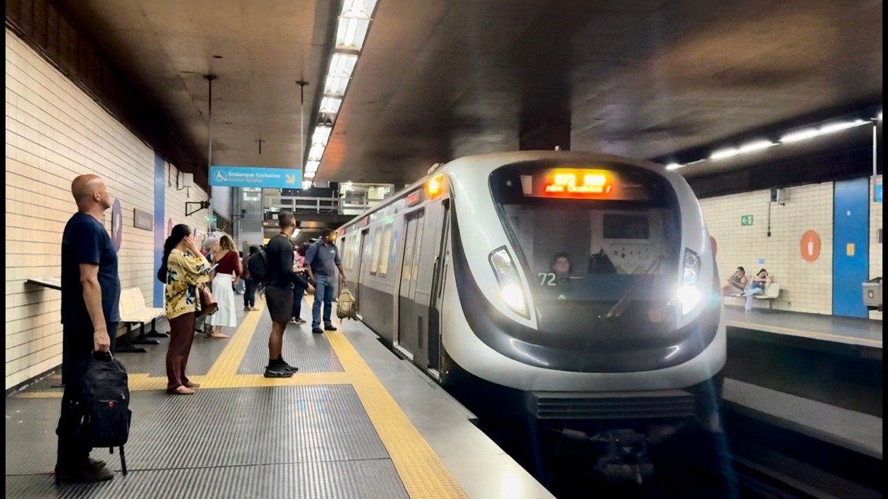 Conhecendo a linha 1 do metrô do Rio de Janeiro (Parte 2  - São F. Xavier, Afonso Pena e Estácio)