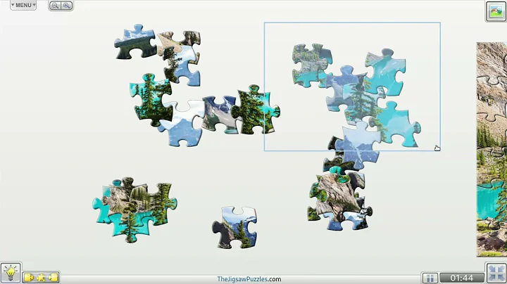 The daily jigsaw puzzle | Moraine Lake, Banff National Park, Canada