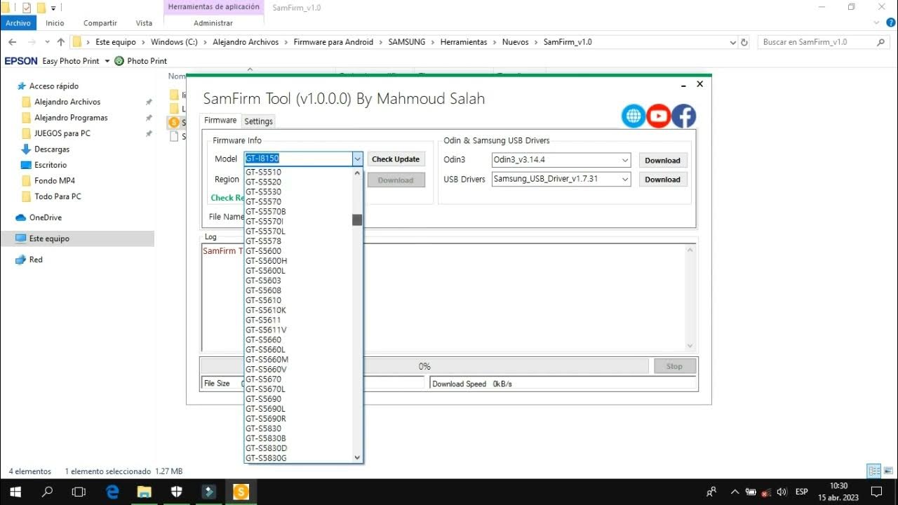 Samfirm downloader descargar firmware para los samsung youtube
