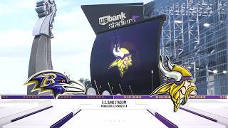 Madden NFL 26 - Baltimore All-Time Ravens (6-2) Vs Minnastoa All-Time Vikings (2-6) PS5 Week 10