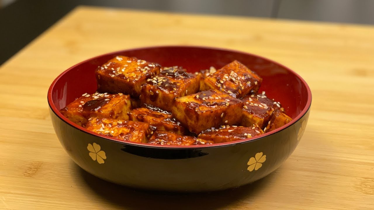 Spicy Tofu Donburi Drogo's Kitchen YouTube