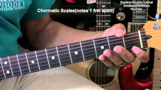 Guitar Practice Routine Lesson Tutorial Eemusiclive