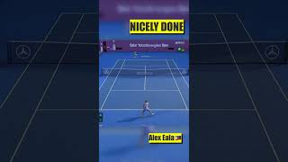 Alex Eala Beautiful Fisnish #tennis #alexeala #sports #highlights #trendingshorts #tennisplayer