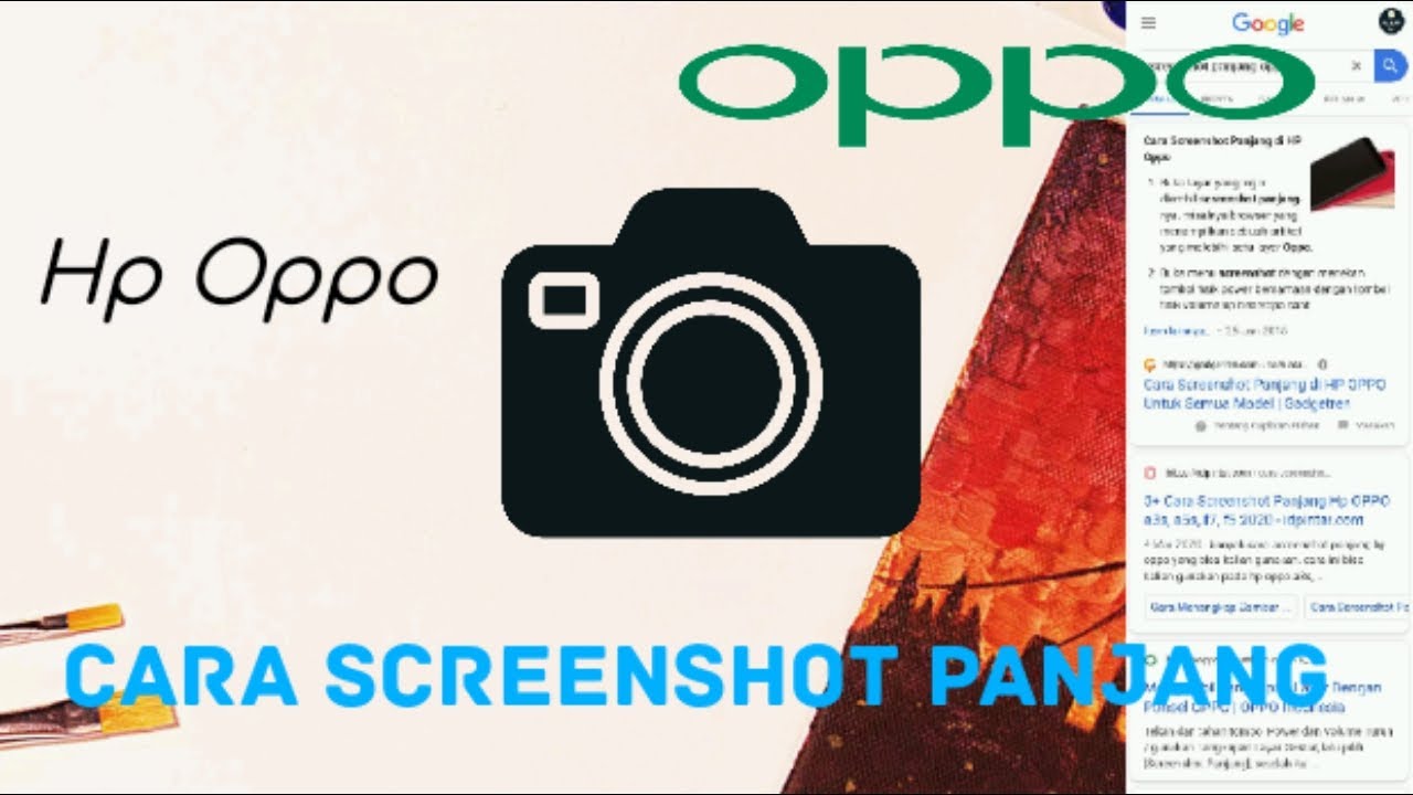 Cara screenshot panjang di hp oppo || Tutorial Android 