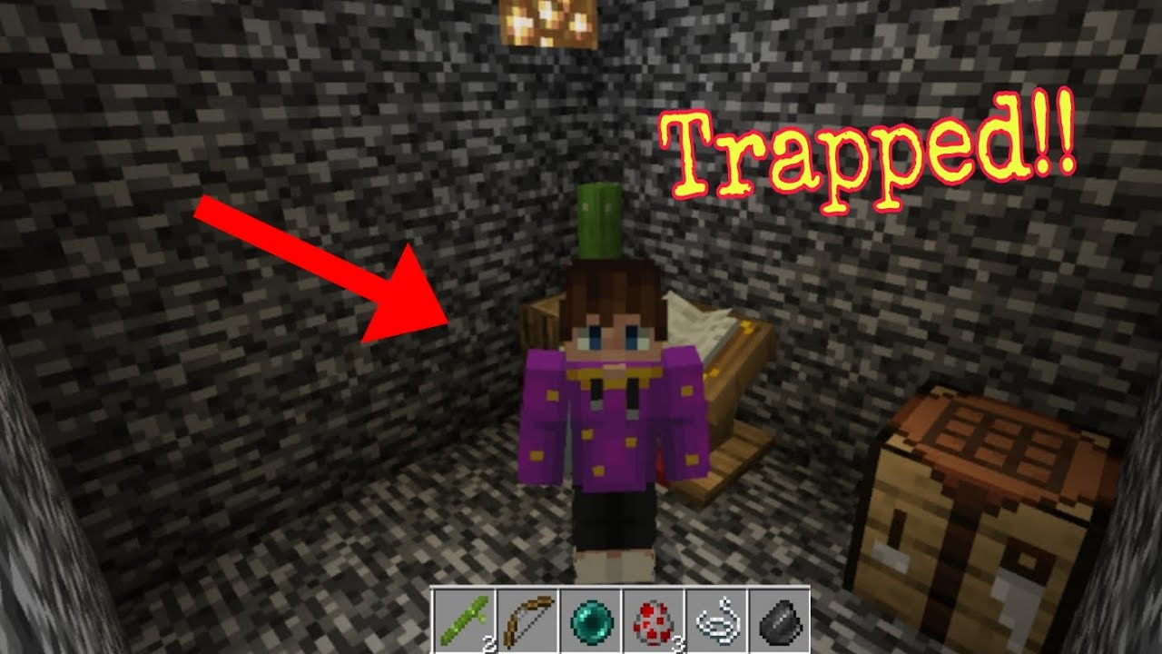 I Got Trapped In A BEDROCK PRISON😲 |Minecraft - YouTube