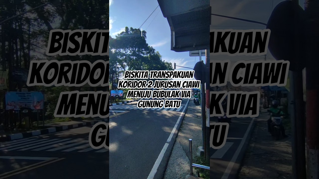Biskita Trans Pakuan Koridor 2 Jurusan Bubulak - Ciawi Via Gunung Batu 