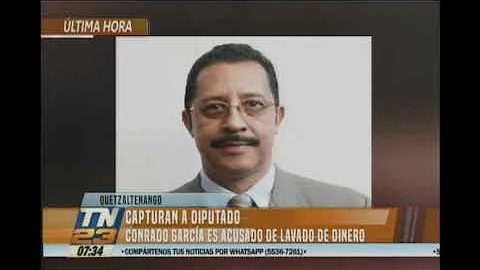 Capturaron al diputado Conrado Garca