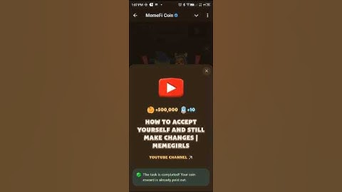 How to Accept Yourself and Still Make Changes | MemeGirls|| memefi code|| memefi youtube code