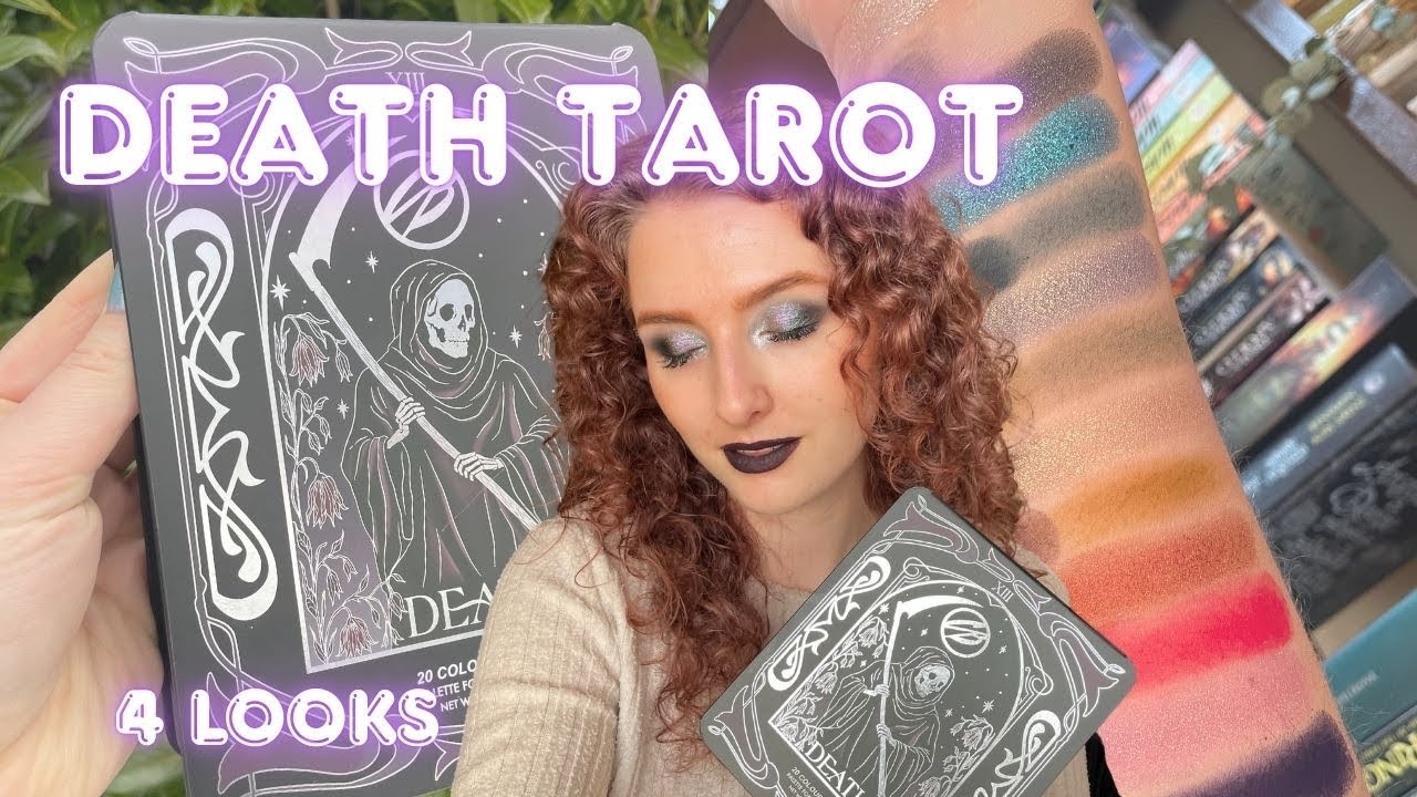 Обзор палетки теней Cosmic Beauty Death Tarot и 4 варианта макияжа