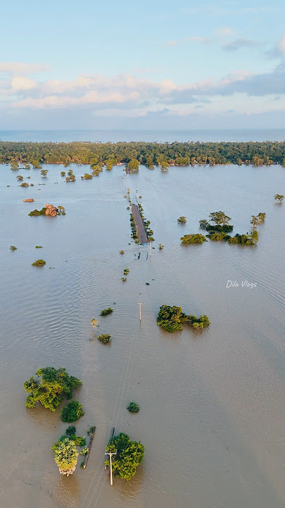 ලංකාපටුන මාර්ගය හා ඒ අවට තත්වය 😫😱  2025.11.29   5.30pm       #ganwathura #ditwa