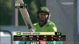 Shahid Afridi Blazing 65 runs of 25 balls vs New Zealand 3rd ODI 2011 screenshot 3