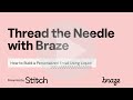How to build a personalized email with liquid thread the needle with braze