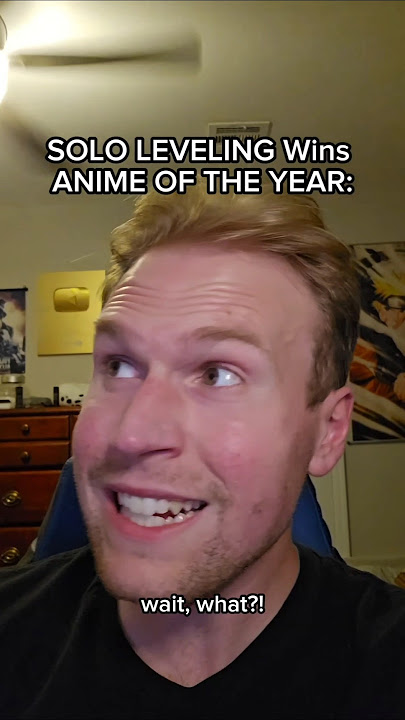 SOLO LEVELING Wins ANIME OF THE YEAR #shorts