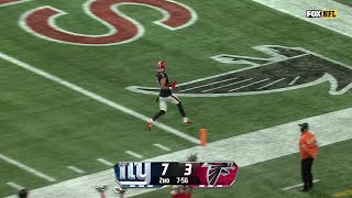 Pick-six TD! Jessie Bates III hits Deion Sanders' celebration on score vs. NYG Details