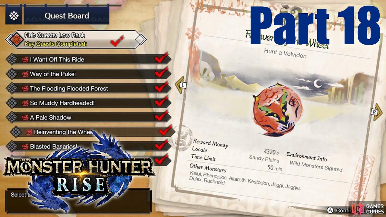 Unlocking 2star hub quests Monster Hunter RIse Part 18 YouTube