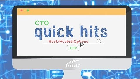 Quick Hits for CTOs: Hosting Options