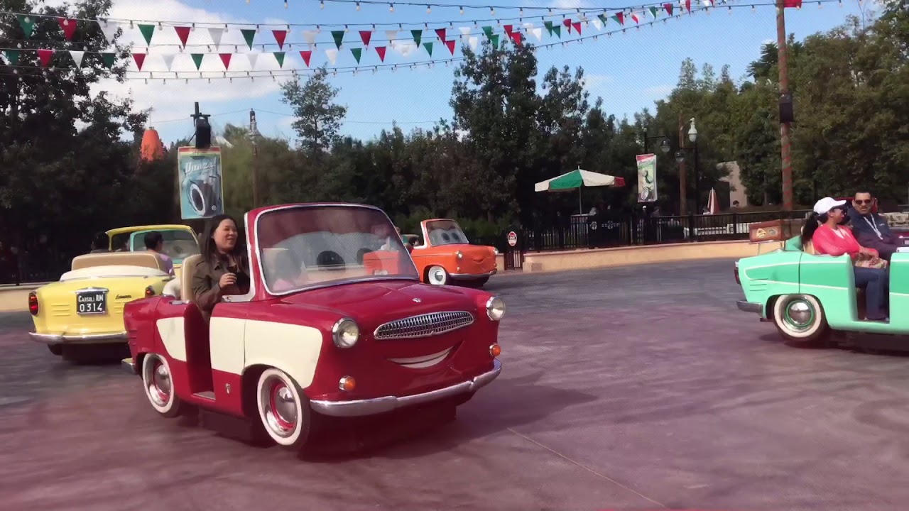 Luigi s Joy to the Whirl Ride POV Cars Land Christmas