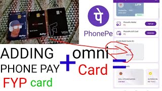 Phonepe me minor wallet kaise jode//How to Add Omnicard in Phonepe//How to Add akudo in Phonepe//