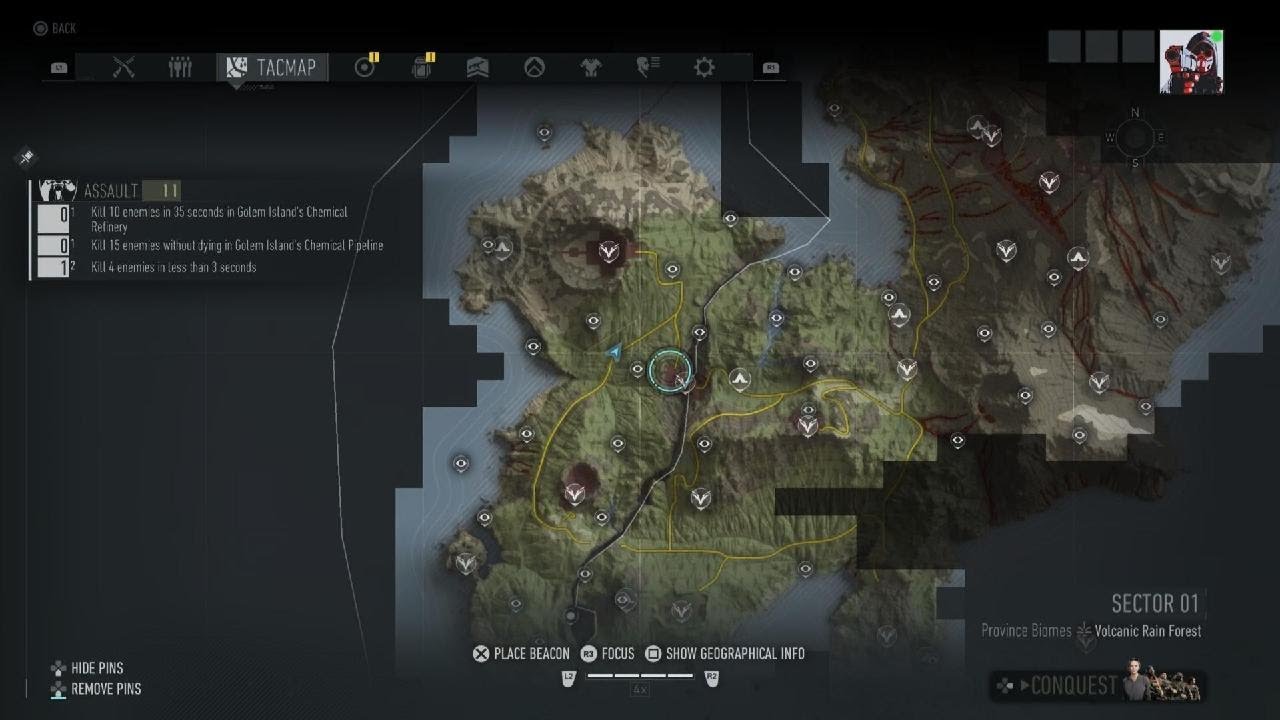 G.R Breakpoint 'Assault' Kill 4 enemies in less than 3 sec.