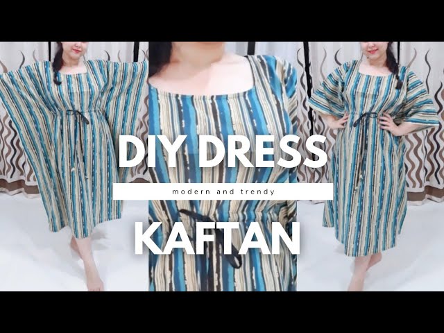 How to cut and sew a rich cowl Bubu/kaftan gown #kaftangown - YouTube