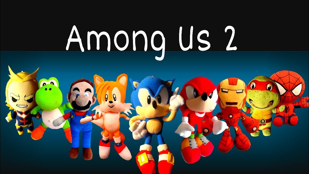 sonic plush among us