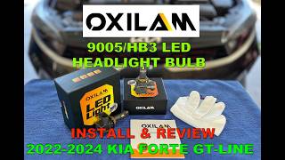 2022-2024 KIA FORTE GT-LINE OXILAM LED BULBS