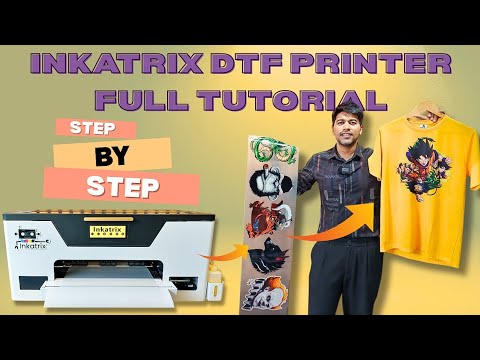 INKATRIX DTF Printer Full Guide & Print Test | Best Budget DTF Printer for T-Shirt Business 2025 - video from Apparel Tech
