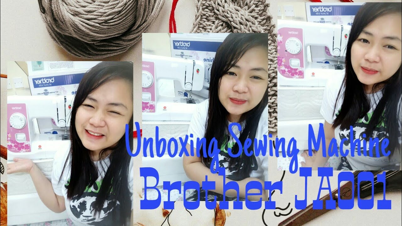 Kikay's Vlog 2 Unboxing the Sewing machine Brother JA001 YouTube