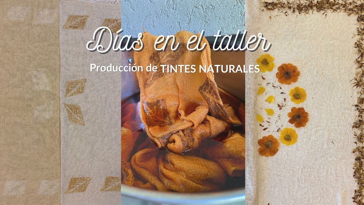 ¿Cómo hacer una producción de tintes naturales?