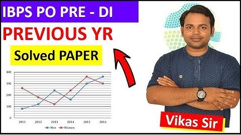 Solved Paper of IBPS PO prelims 2018 Ques Previous Year - Line Graph DI  #DIMaster