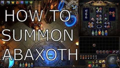 Path of Exile - How to summon Abaxoth for Metamorph League challenge