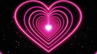 AI Generated, Pink Heart, Neon Heart | Live Wallpaper 4K Loop