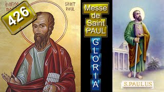 Video thumbnail of "MESSE DE SAINT PAUL - GLORIA - (Instrumental avec les paroles) - N°426"